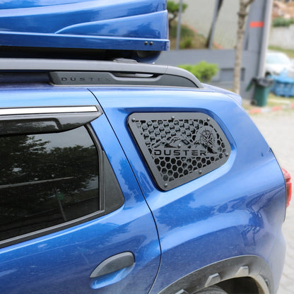 Dacia Duster 2018 - 2024 Metal Quarter Window 2pcs