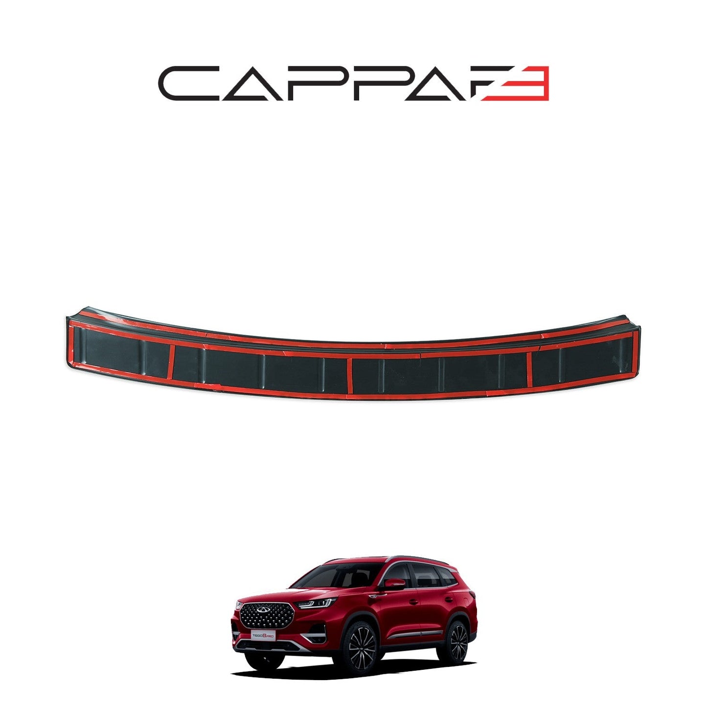 Chery Tiggo 8 Pro 2023 Onwards Rear Bumper Sill Protector Matt