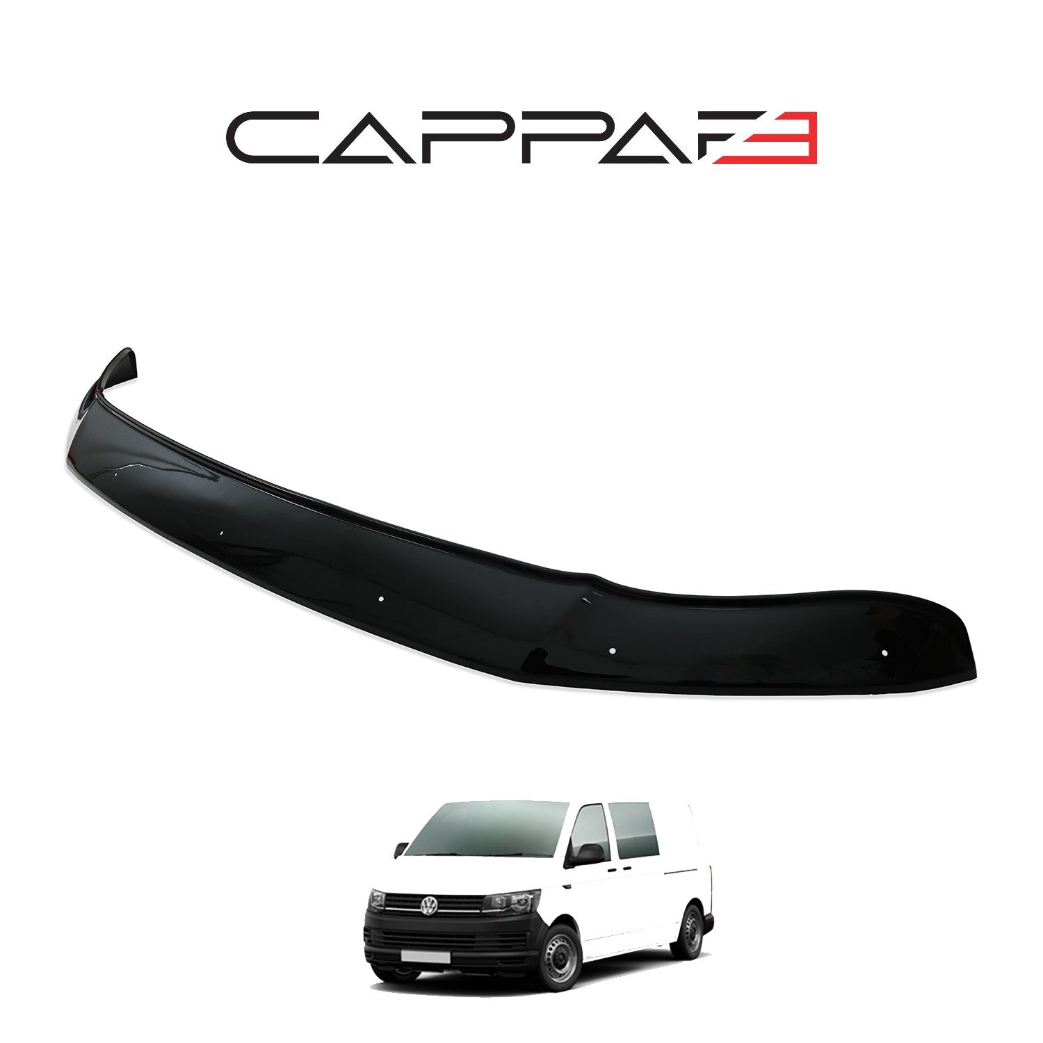 Volkswagen Transporter T6 2015 - 2020 Bonnet Deflector 3mm