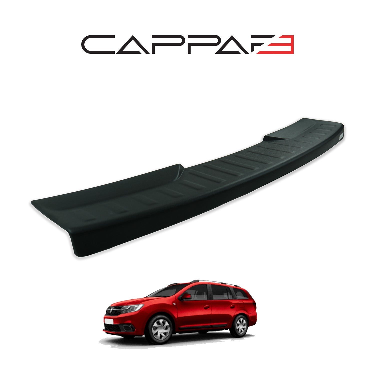 Dacia Logan MCV 2013 - 2021 Rear Bumper Sill Protector Matt