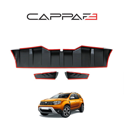 Dacia Duster 2018 - 2022 Rear Bumper Sill Protector 3pcs