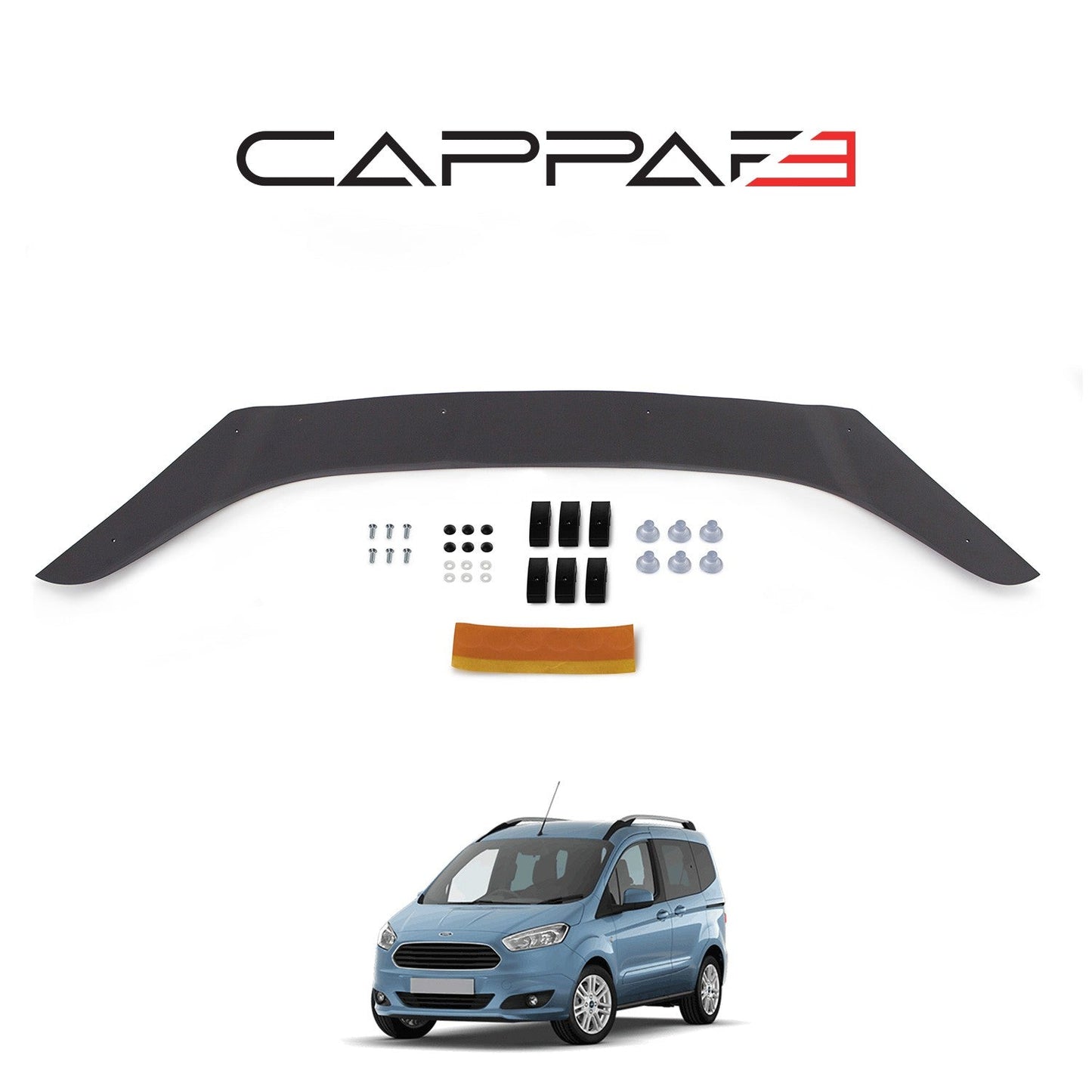 Ford Courier 2014 - 2018 Bonnet Deflector 3mm