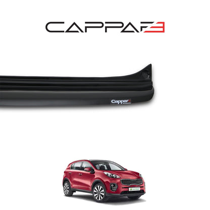 Kia Sportage 2019 - 2021 Rear Bumper Sill Protector Gloss