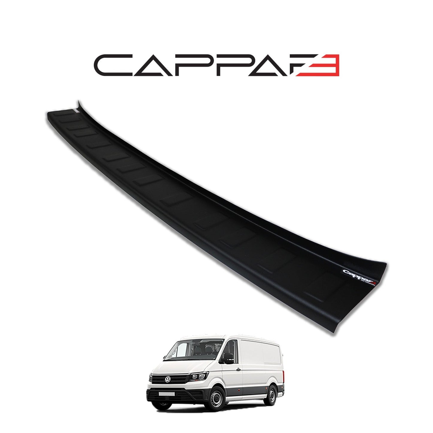 Volkswagen Crafter 2018 Onwards Rear Bumper Sill Protector Matt