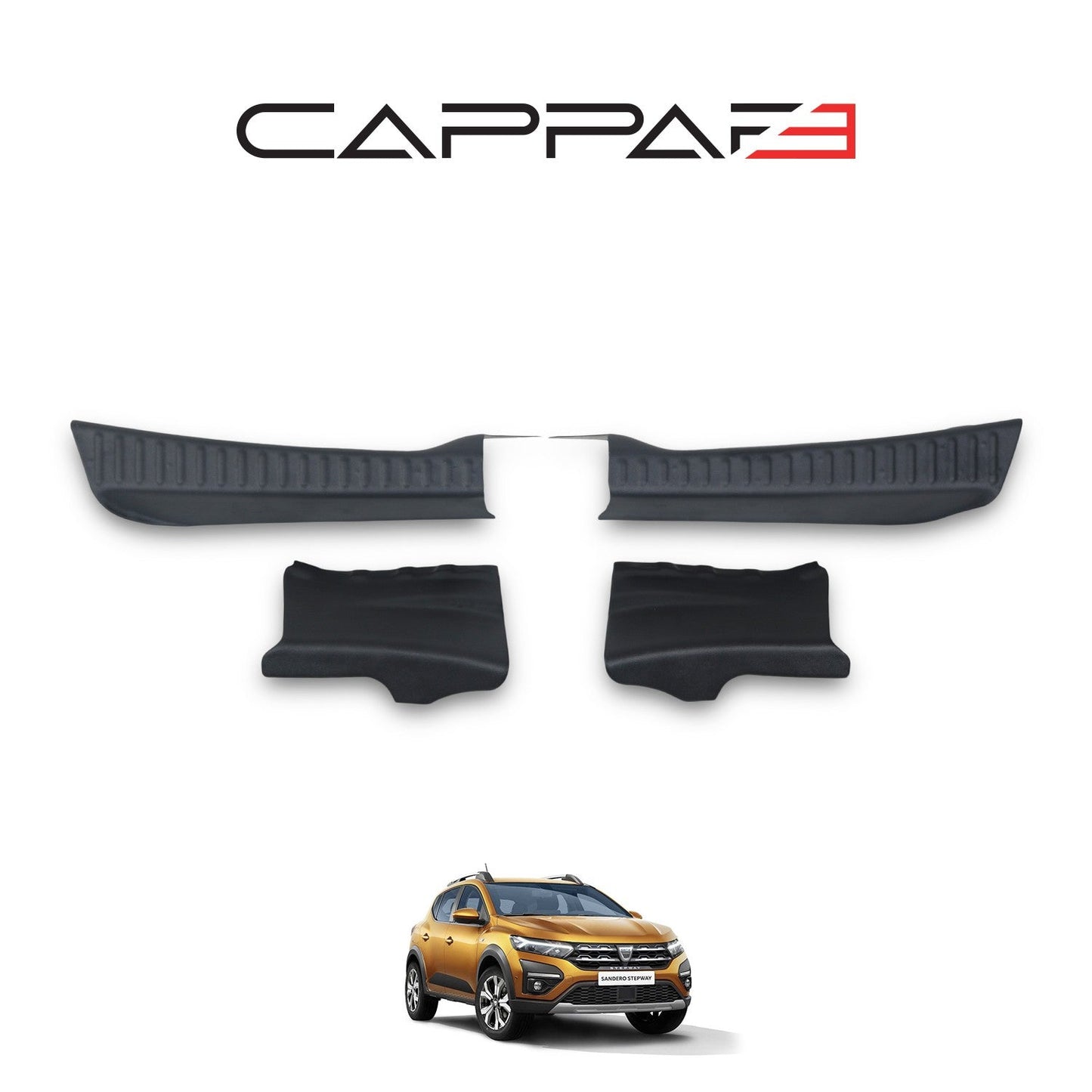 Dacia Sandero 2021 Onwards Boot Sill Protector 4pcs