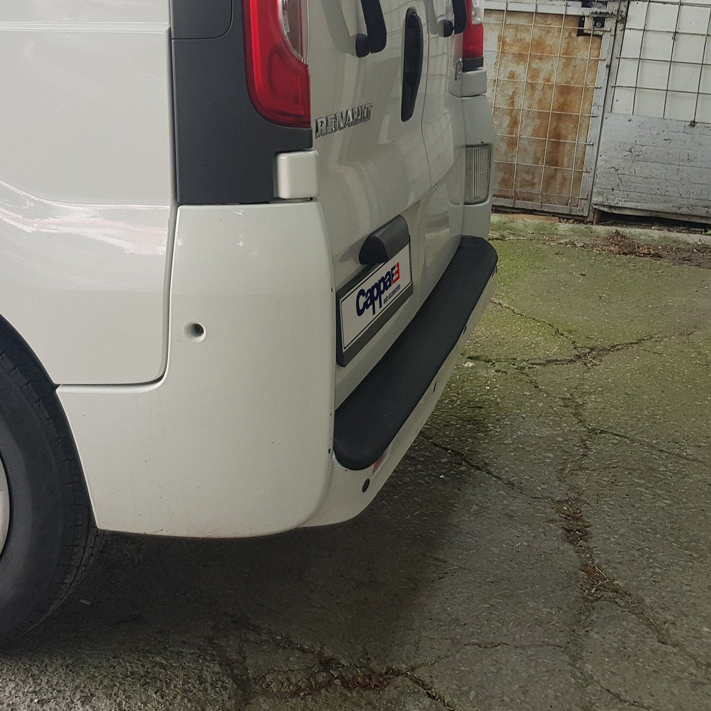 Renault Trafic 2001 - 2014 Rear Bumper Sill Protector Matt