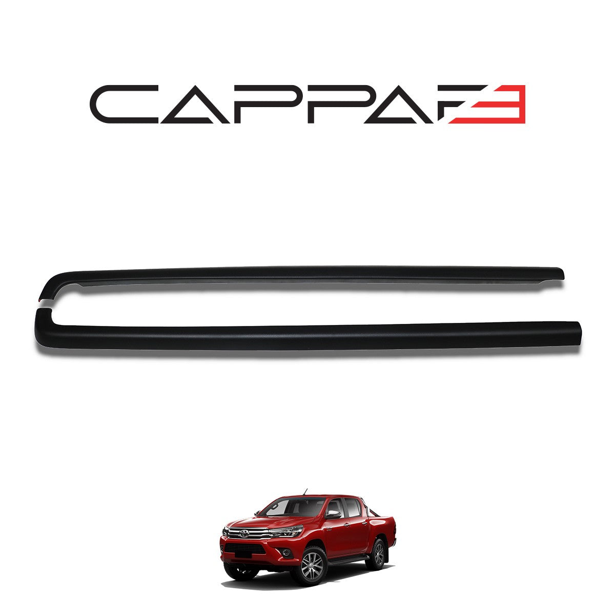 Toyota Hilux 2021 Onwards Bed Rail Protector 2pcs