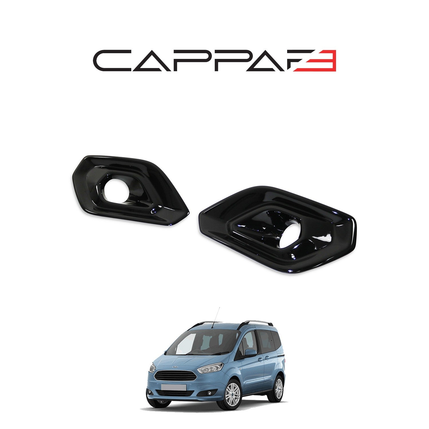 Ford Courier 2018 - 2023 Fog Lamp Frame 2pcs