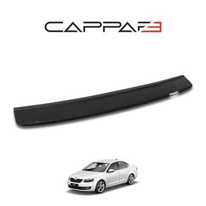 Skoda Octavia 2013 Onwards Rear Bumper Sill Protector Gloss