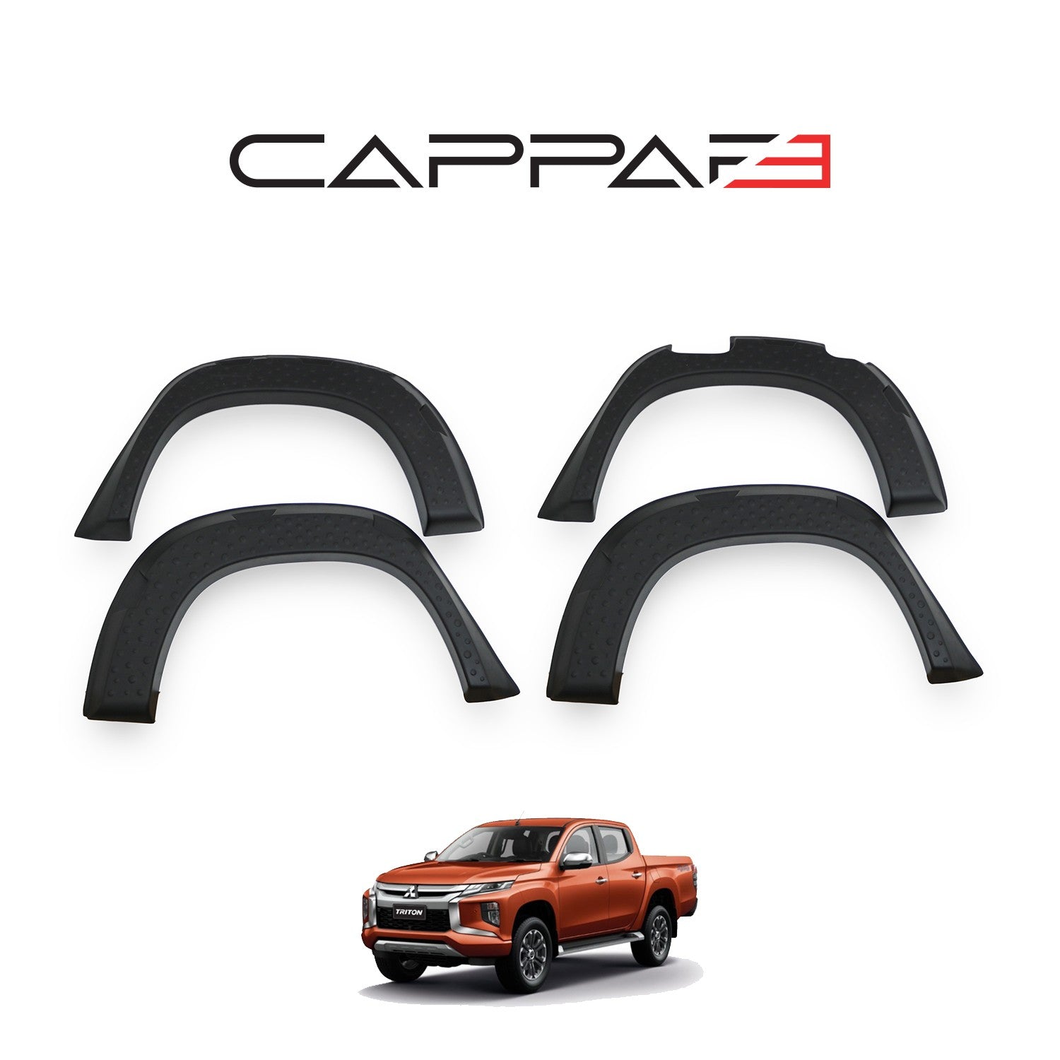 Mitsubishi L200 2019 Onwards Fender Flares 8pcs