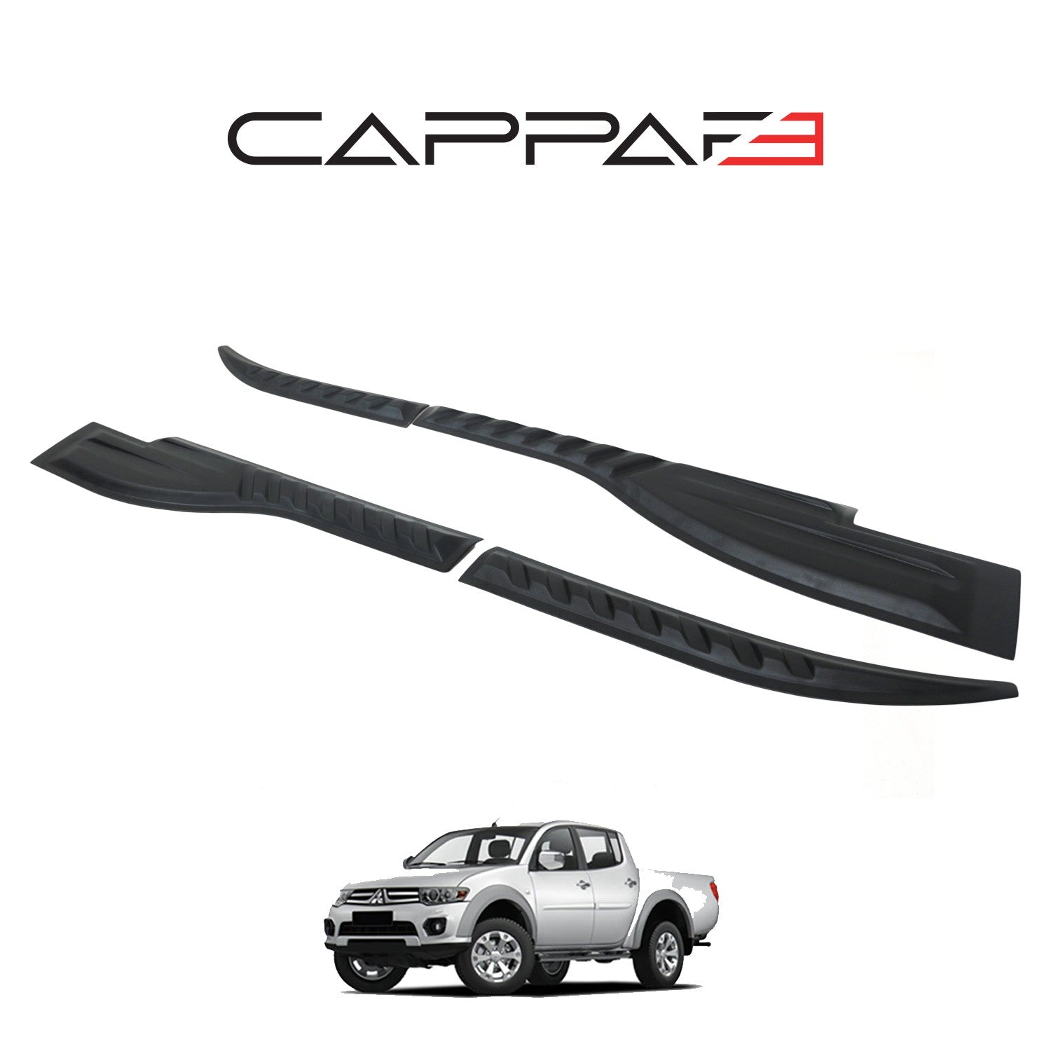 Mitsubishi L200 2007 - 2015 Rear Bumper Sill Protector 4pcs