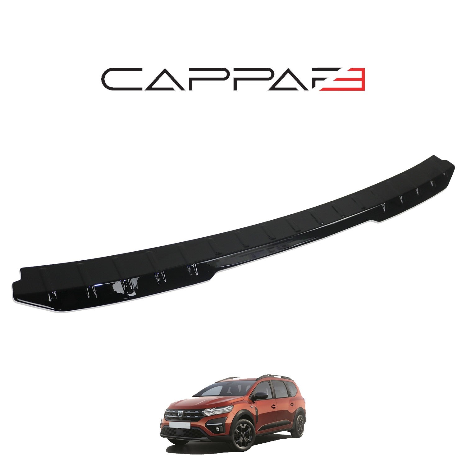 Dacia Jogger 2022 Onwards Rear Bumper Sill Protector Gloss