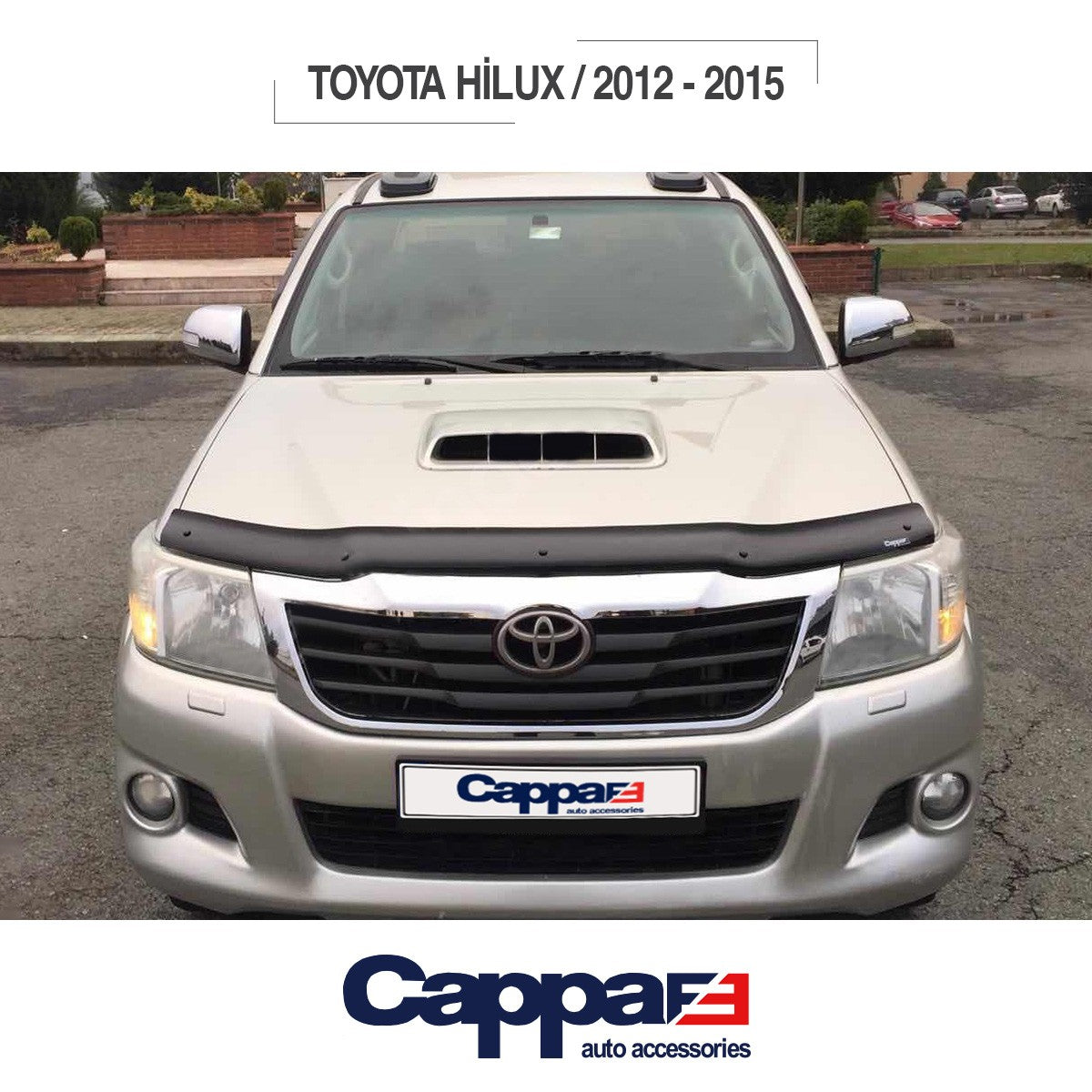 Toyota Hilux 2012 - 2015 Bonnet Deflector 3mm