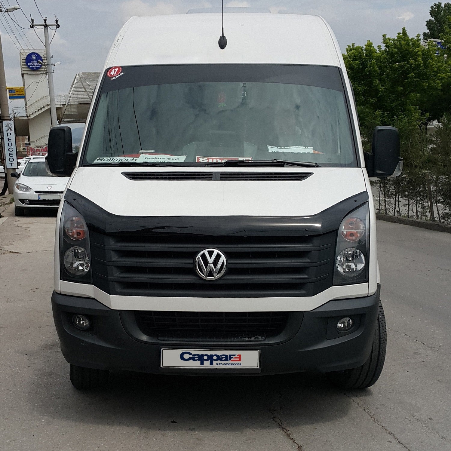 Volkswagen Crafter 2012 - 2017 Bonnet Deflector 4mm