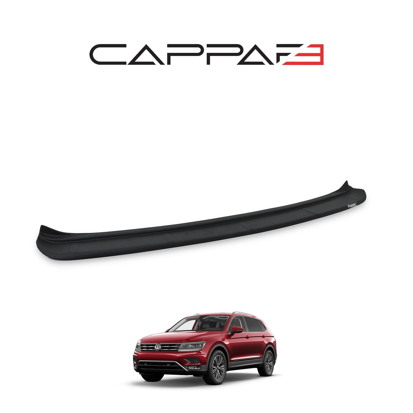 Volkswagen Tiguan 2016 Onwards Rear Bumper Sill Protector Matt