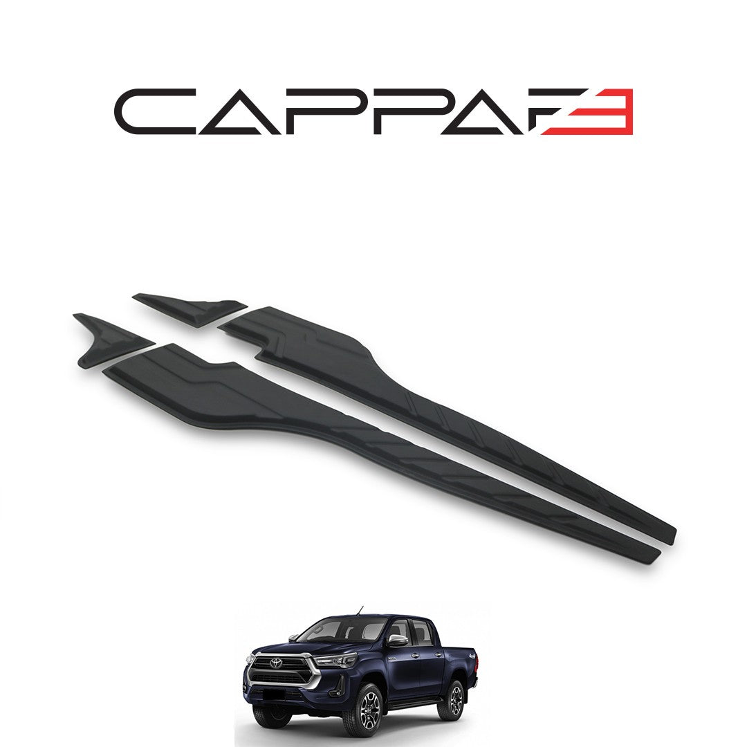 Toyota Hilux 2015 - 2020 Rear Bumper Sill Protector 4pcs