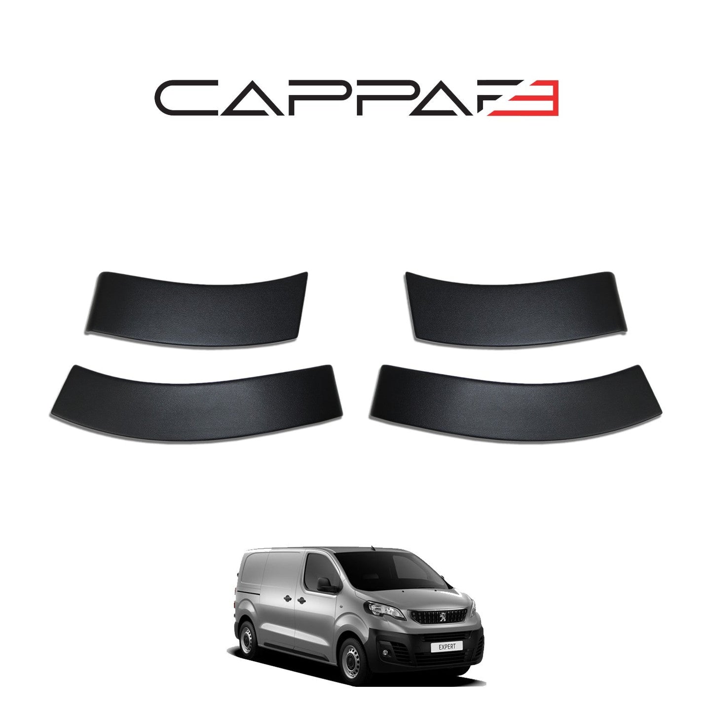 Peugeot Expert 2017 Onwards Fender Flares 8pcs
