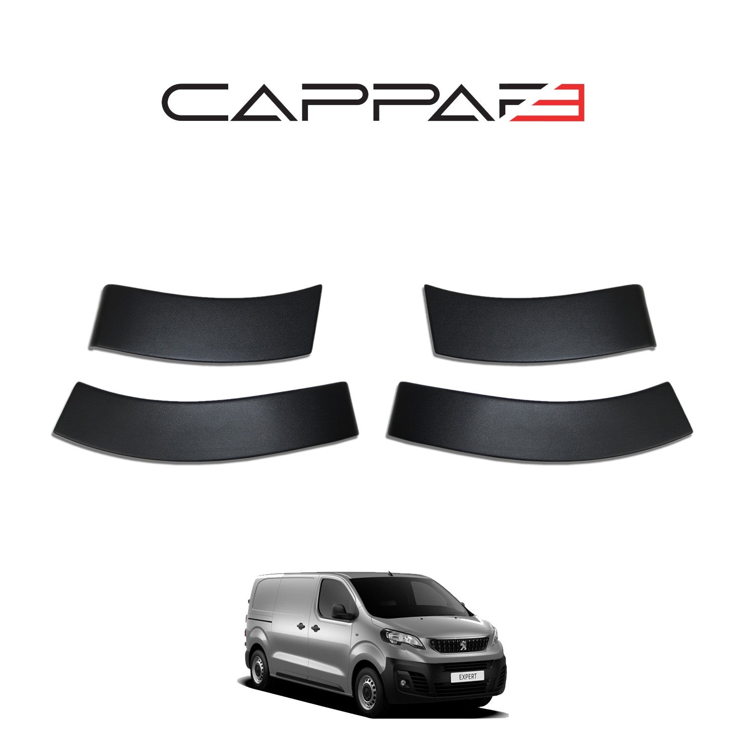 Peugeot Expert 2017 Onwards Fender Flares 8pcs
