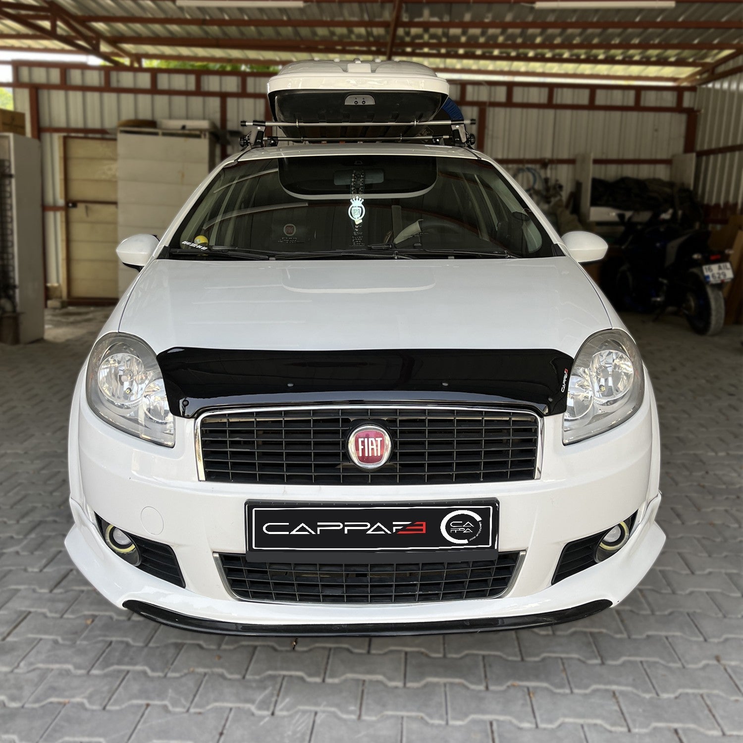 Fiat Linea 2007 - 2018 Bonnet Deflector 4mm