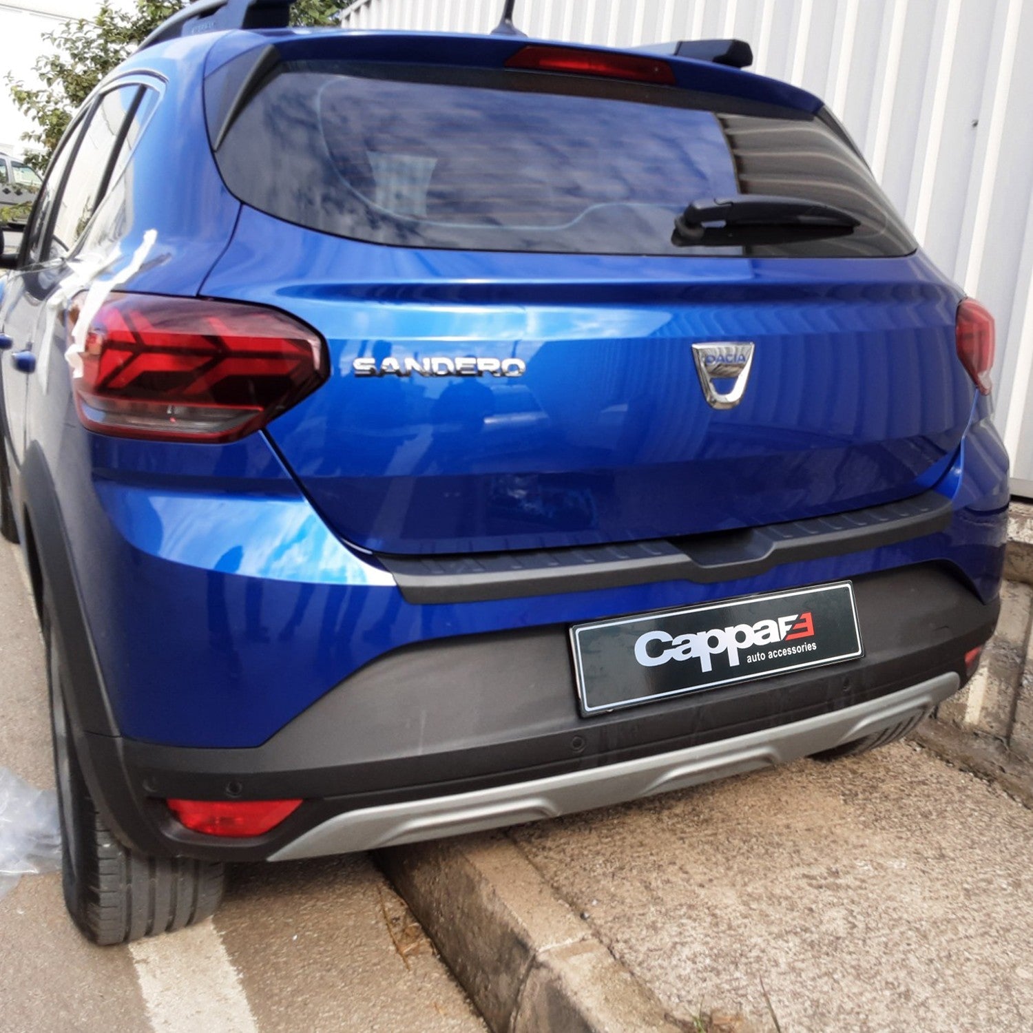 Dacia Sandero 2021 Onwards Rear Bumper Sill Protector Matt