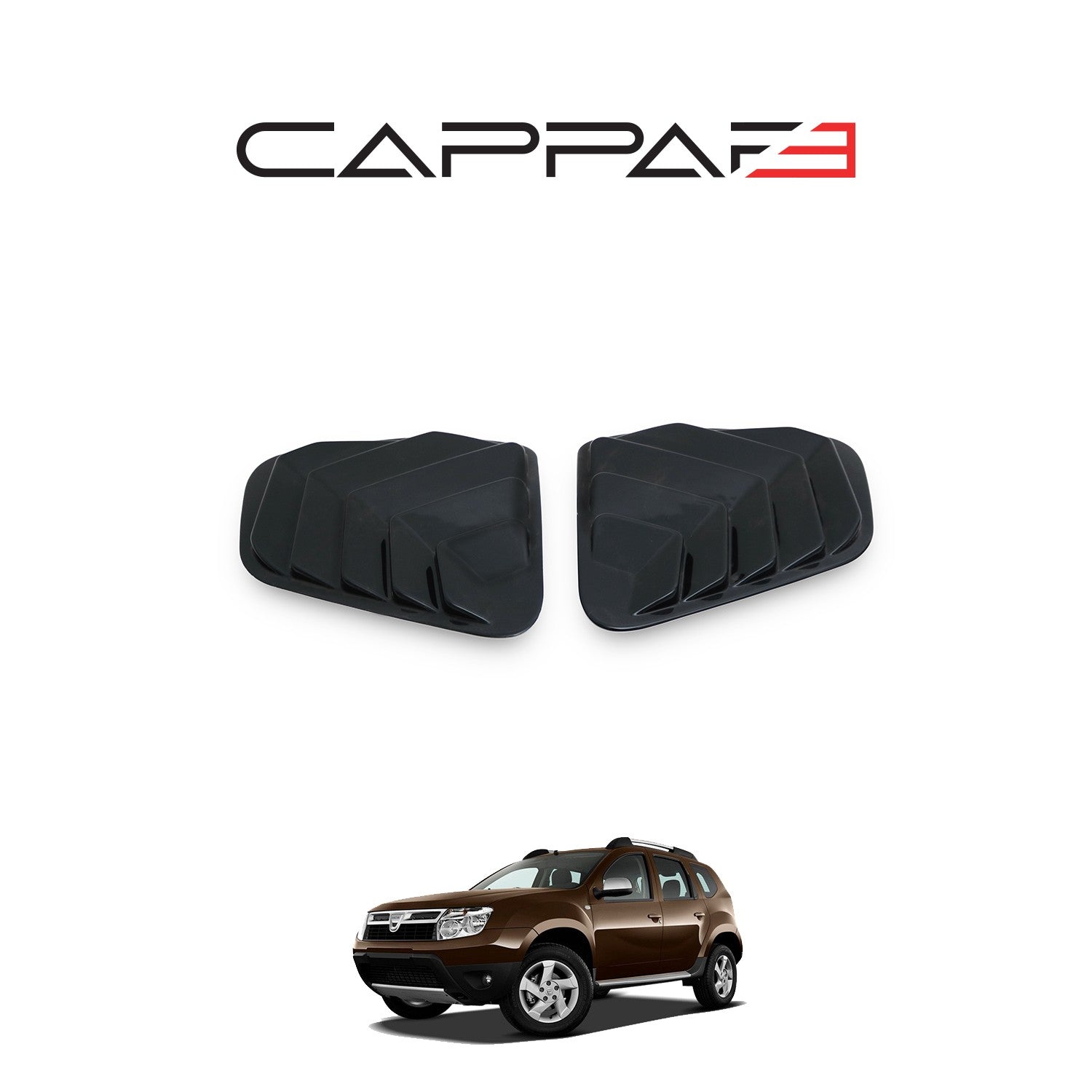 Dacia Duster 2010 - 2017 Quarter Window 2pcs