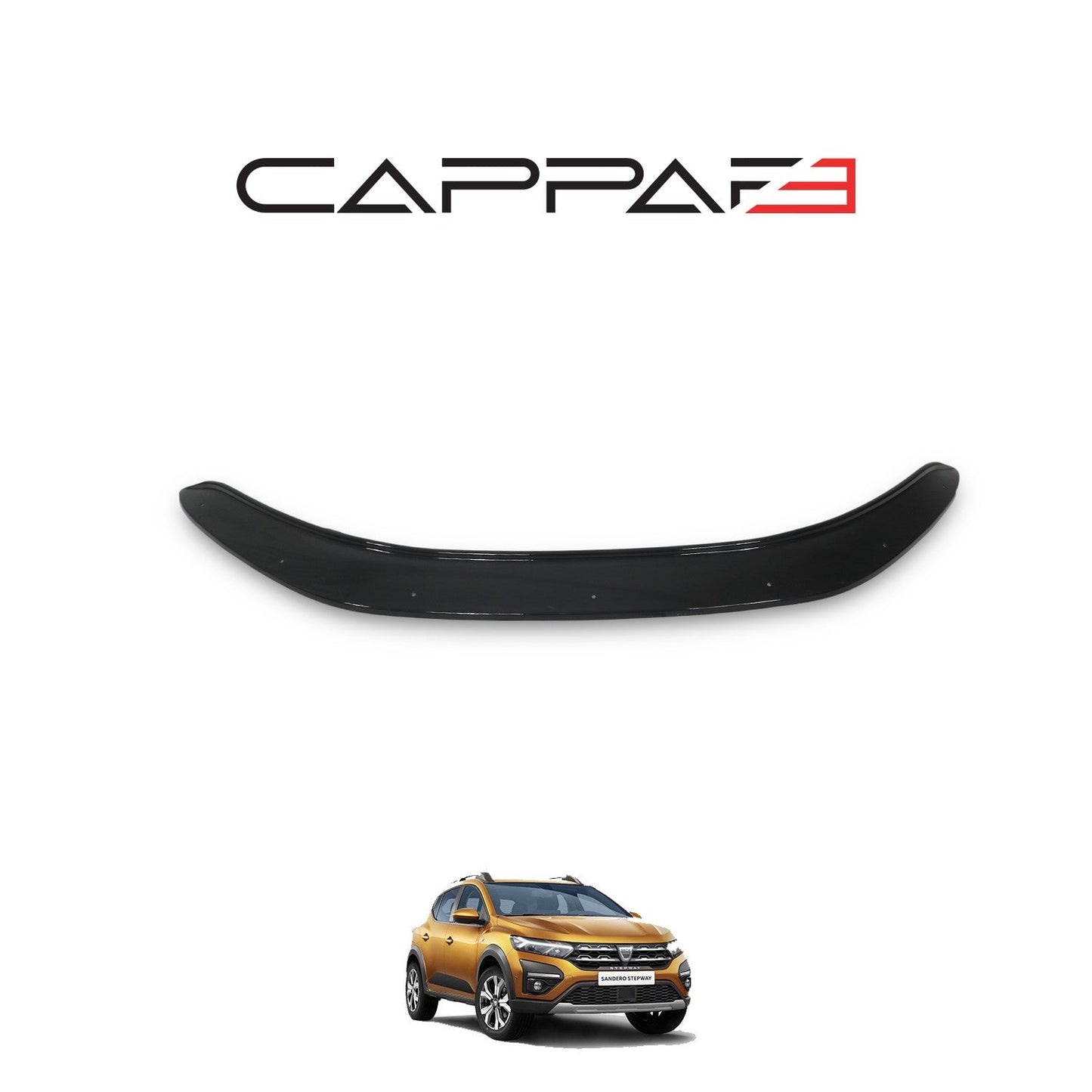 Dacia Sandero 2021 Onwards Bonnet Deflector 4mm