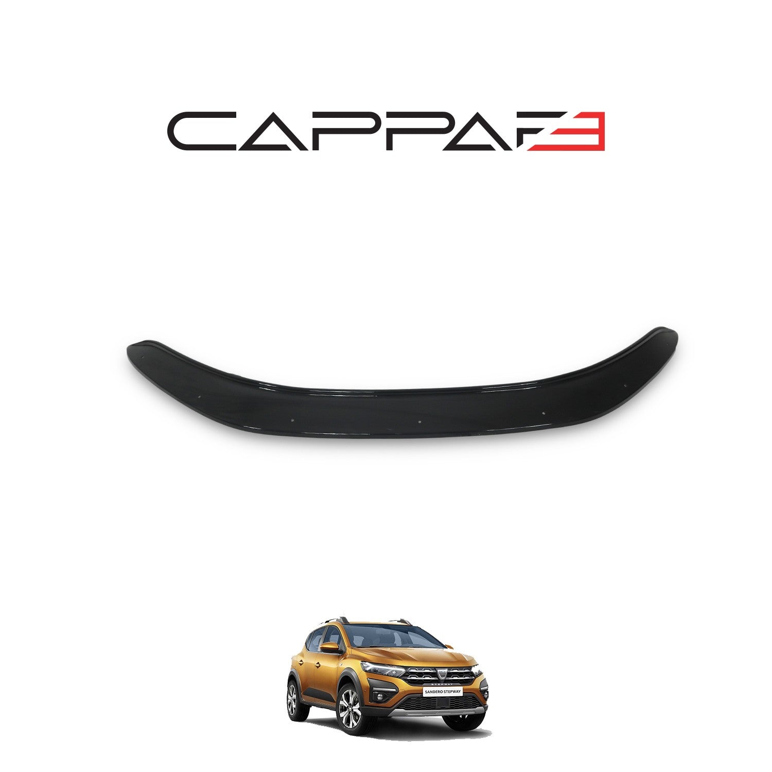 Dacia Sandero 2021 Onwards Bonnet Deflector 4mm