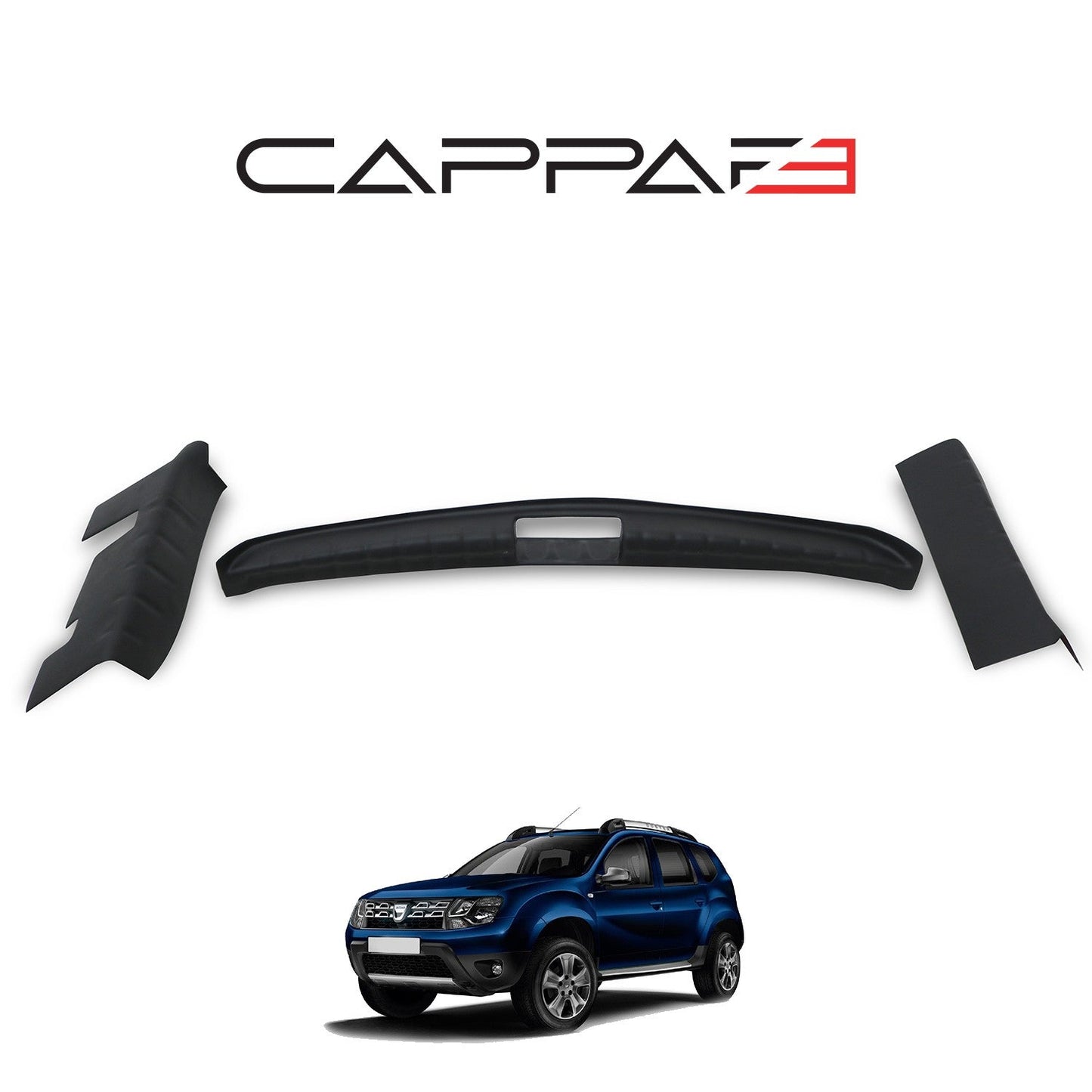 Dacia Duster 2010 - 2017 Boot Sill Protector 3pcs