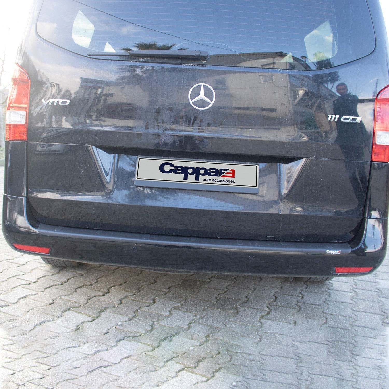 Mercedes Vito 2015 - 2020 Rear Bumper Sill Protector Matt
