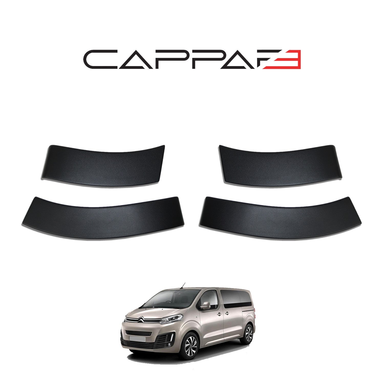 Citroen Jumpy 2017 Onwards Fender Flares 8pcs