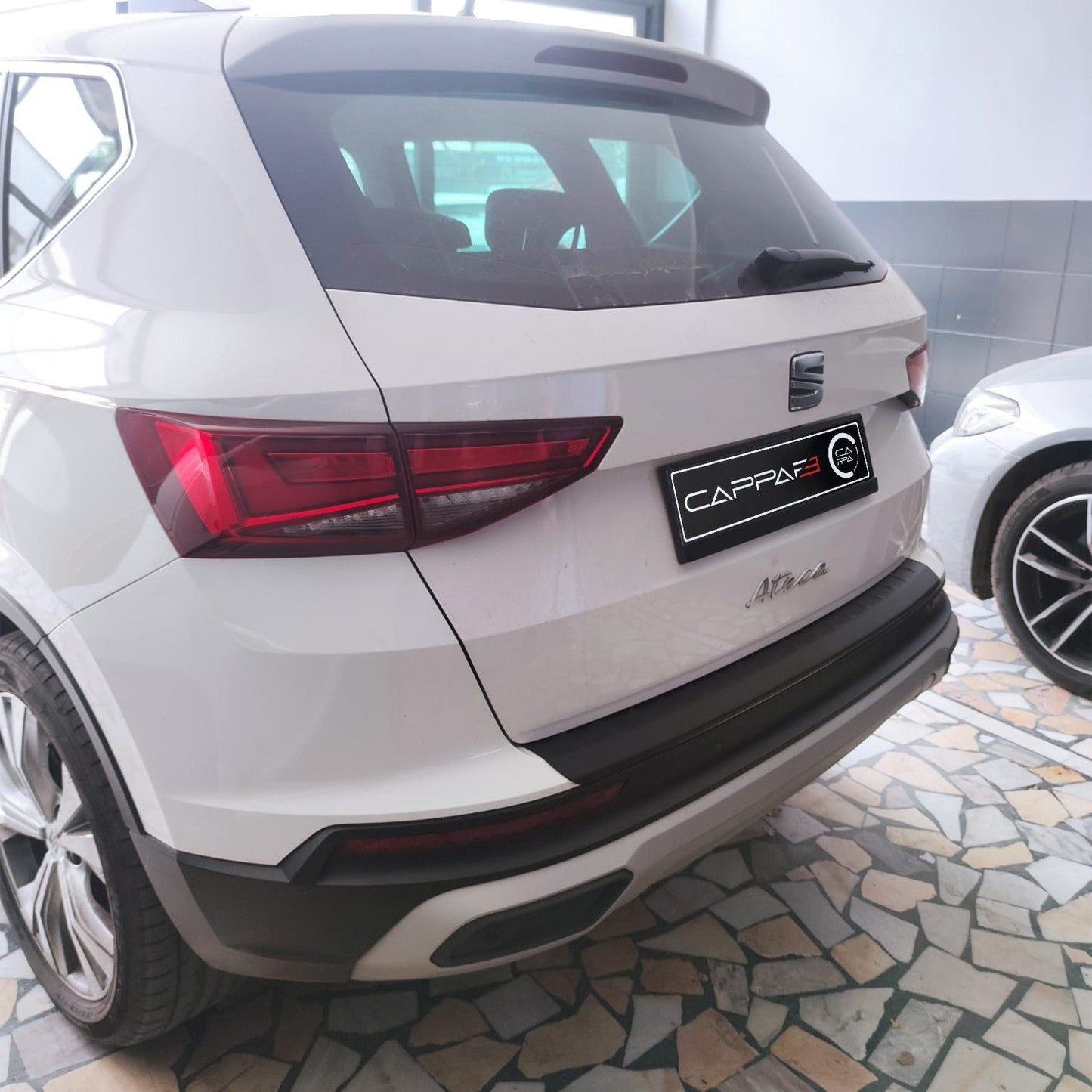 Seat Ateca 2016 Onwards Rear Bumper Sill Protector Matt