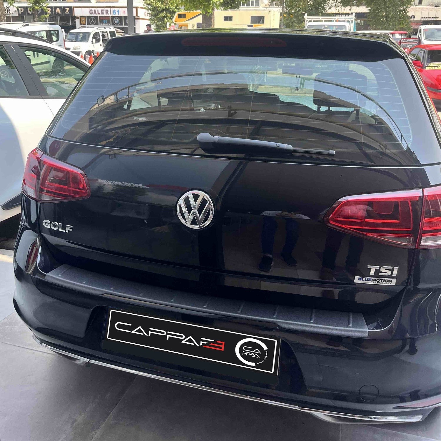Volkswagen Golf 2013 - 2021 Rear Bumper Sill Protector Matt