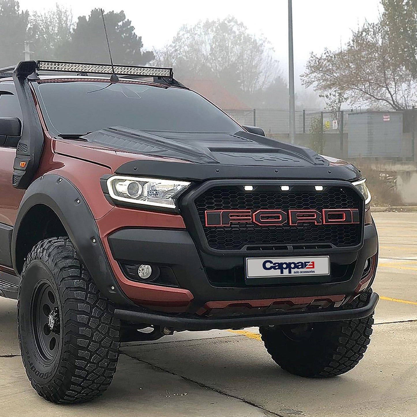 Ford Ranger 2015 - 2019 Bonnet Deflector 3mm