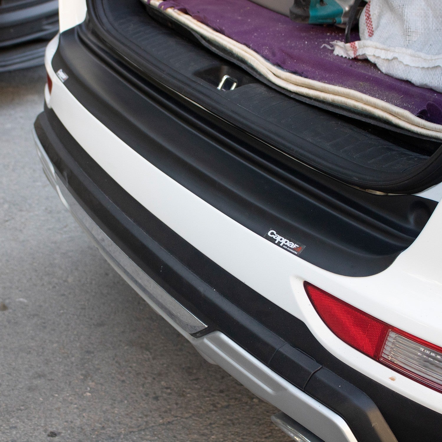 Kia Sportage 2016 - 2019 Rear Bumper Sill Protector Matt