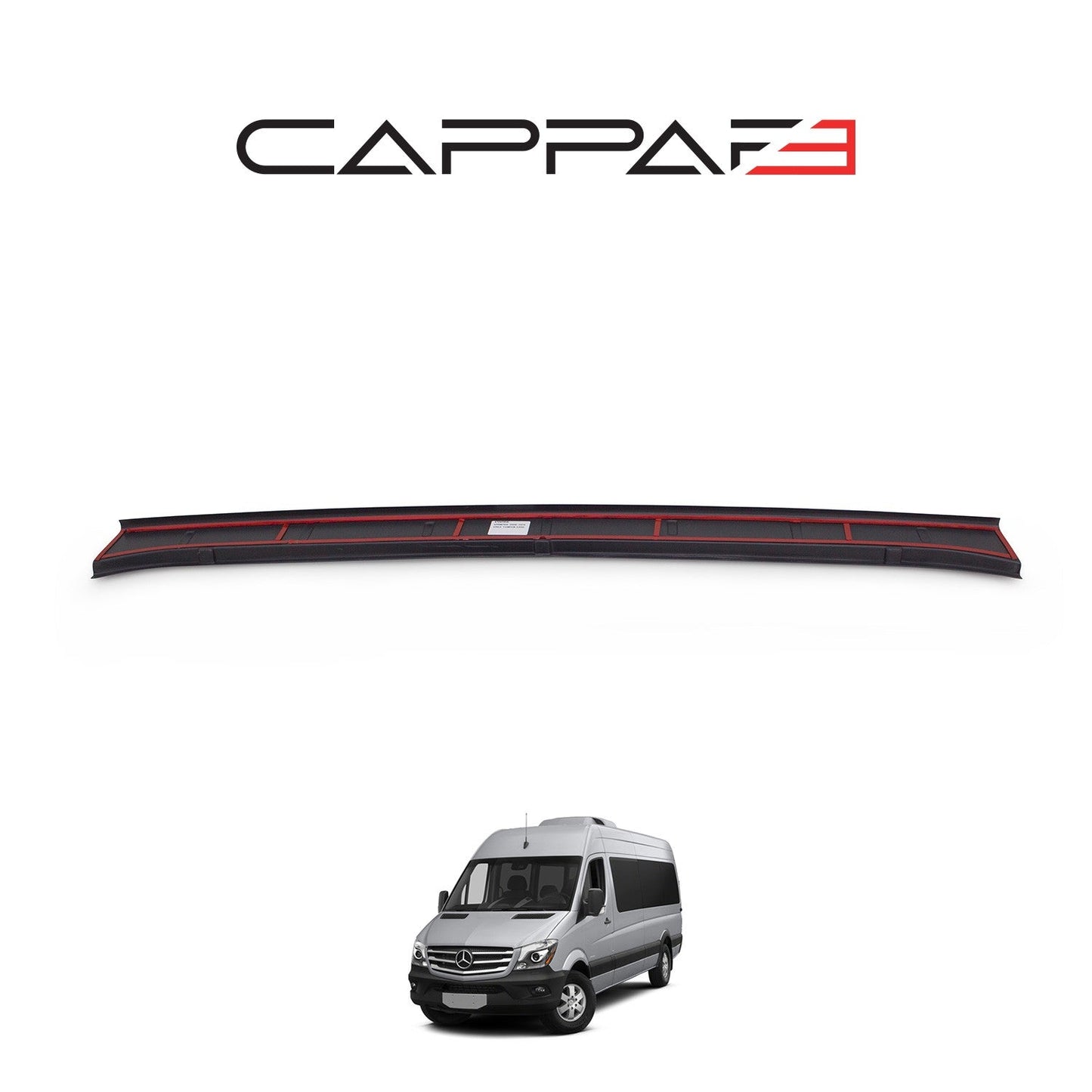 Mercedes Sprinter 2014 - 2017 Rear Bumper Sill Protector Matt
