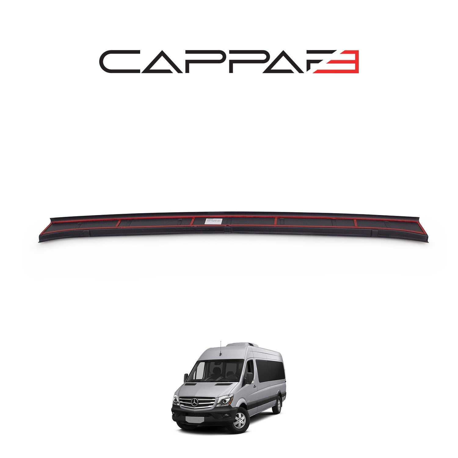 Mercedes Sprinter 2014 - 2017 Rear Bumper Sill Protector Matt