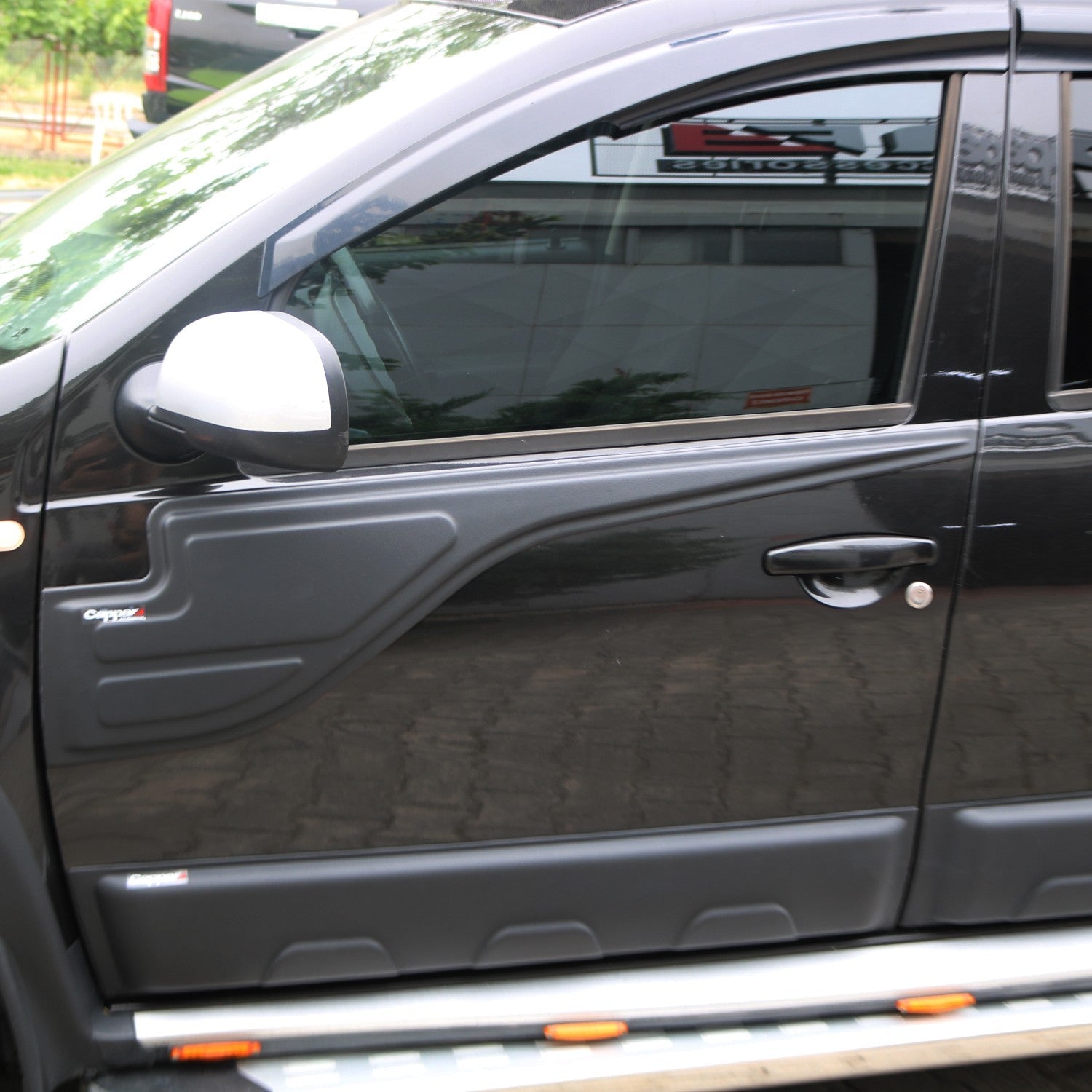Dacia Duster 2010 - 2017 Rear Bumper Sill Protector 2pcs