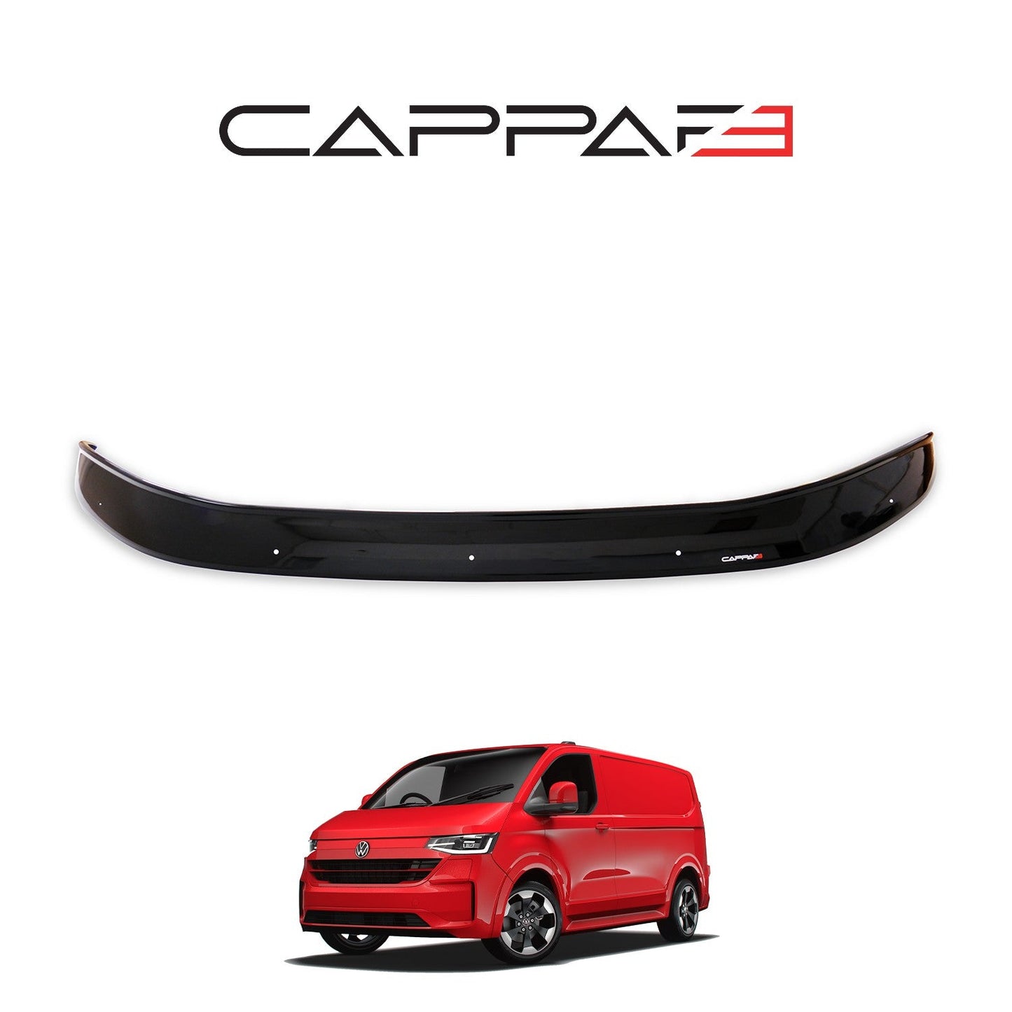 Volkswagen Transporter T7 2022 Onwards Bonnet Deflector 3mm