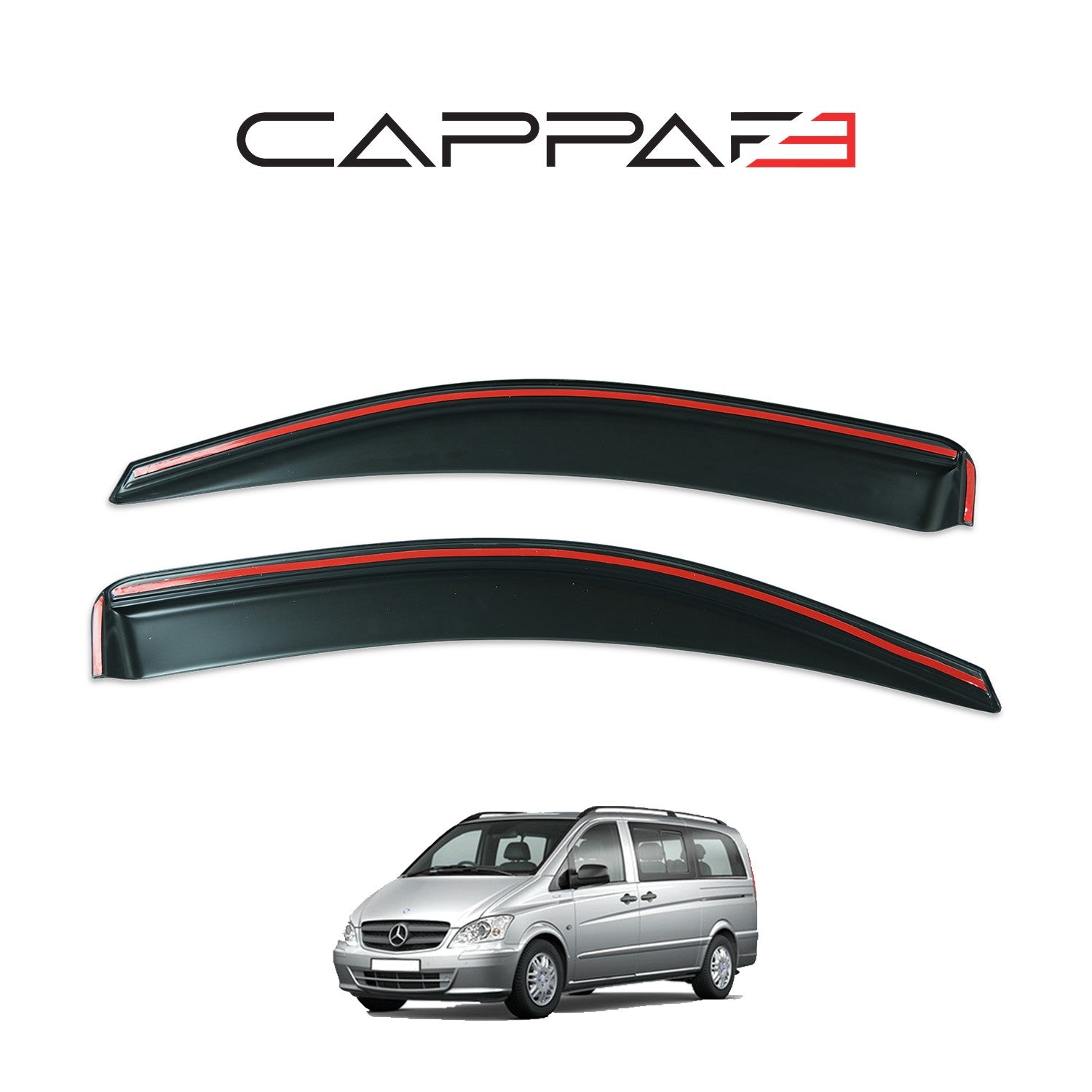 Mercedes Vito 2011 - 2014 Window Wind Deflectors 2pcs