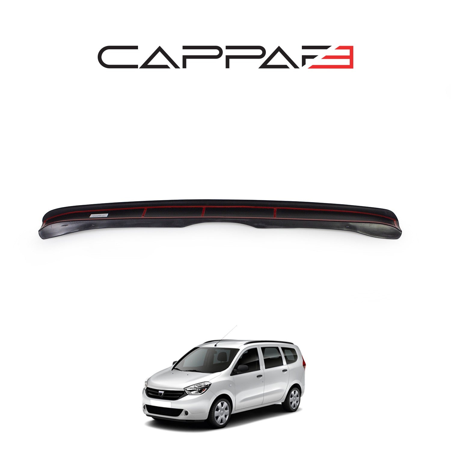 Dacia Lodgy 2013 Onwards Rear Bumper Sill Protector Matt