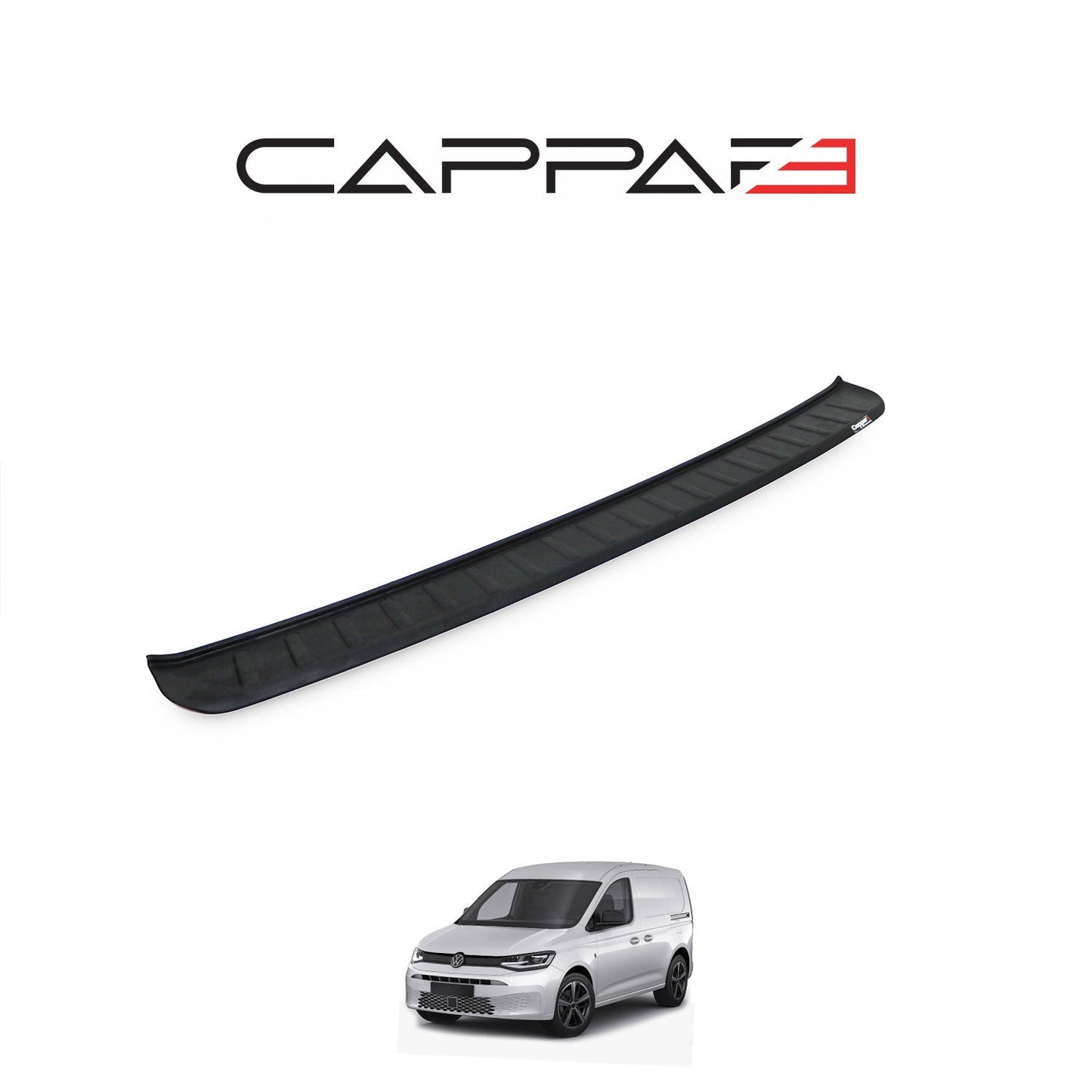 Volkswagen Caddy 2021 Onwards Rear Bumper Sill Protector Matt