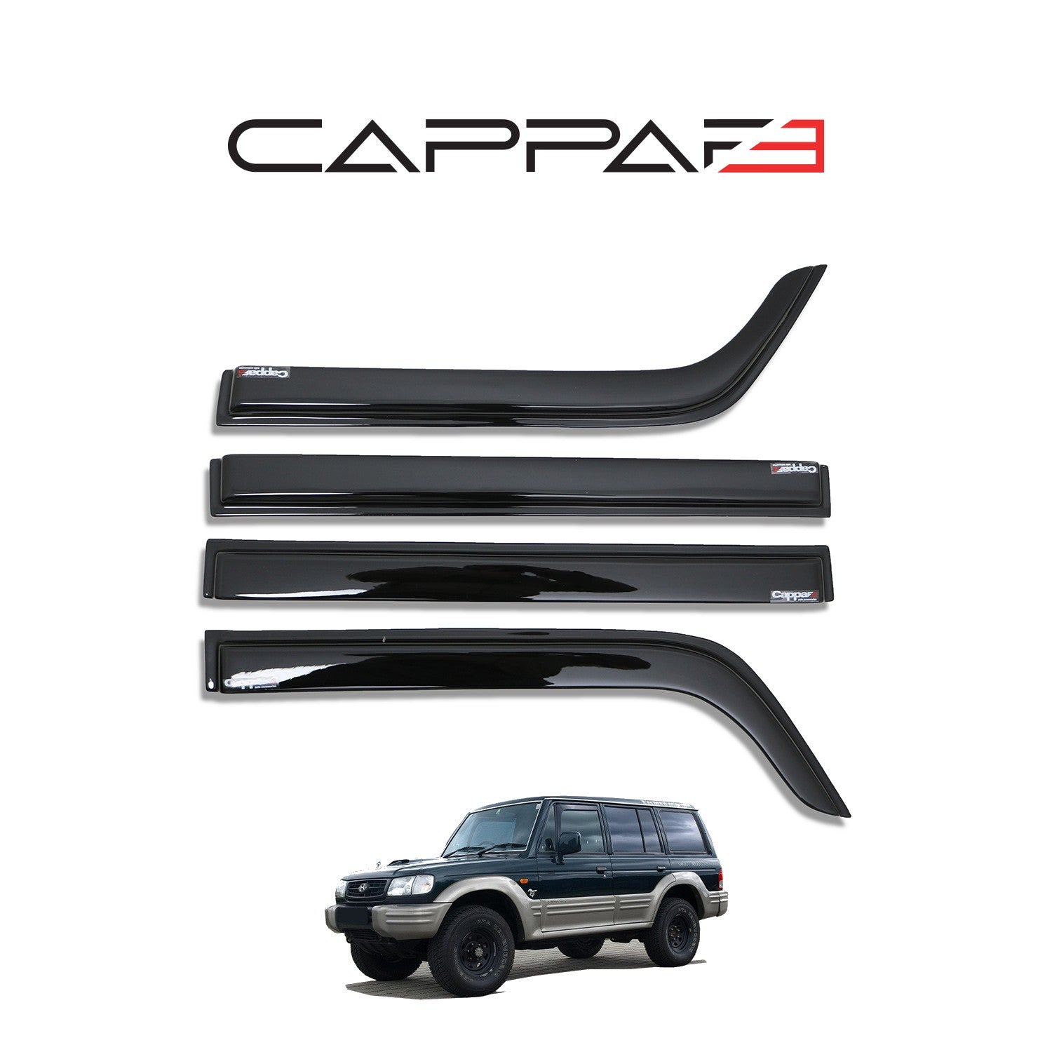 Hyundai Galloper 1997 - 2003 Rear Bumper Sill Protector