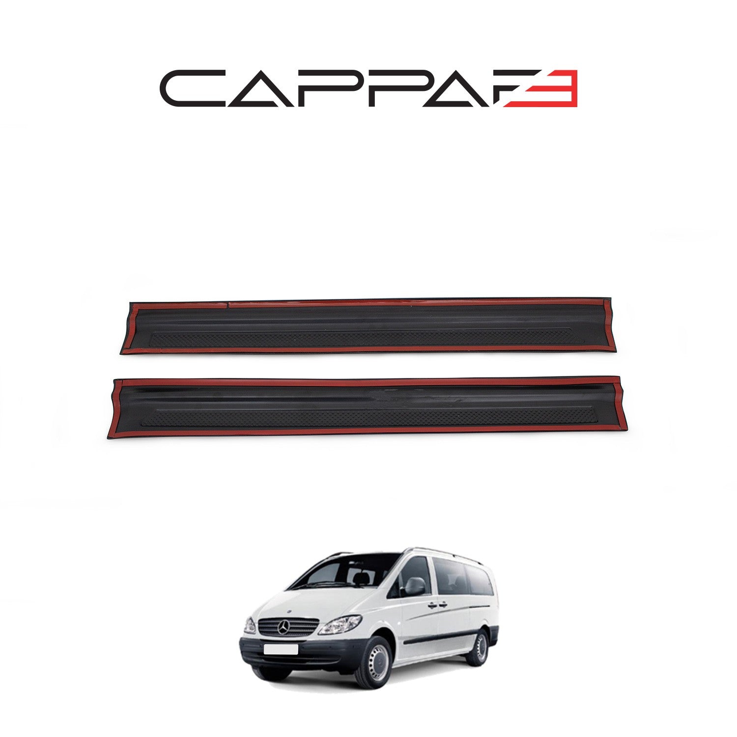 Mercedes Vito 2004 - 2010 Door Sill Protector 2pcs