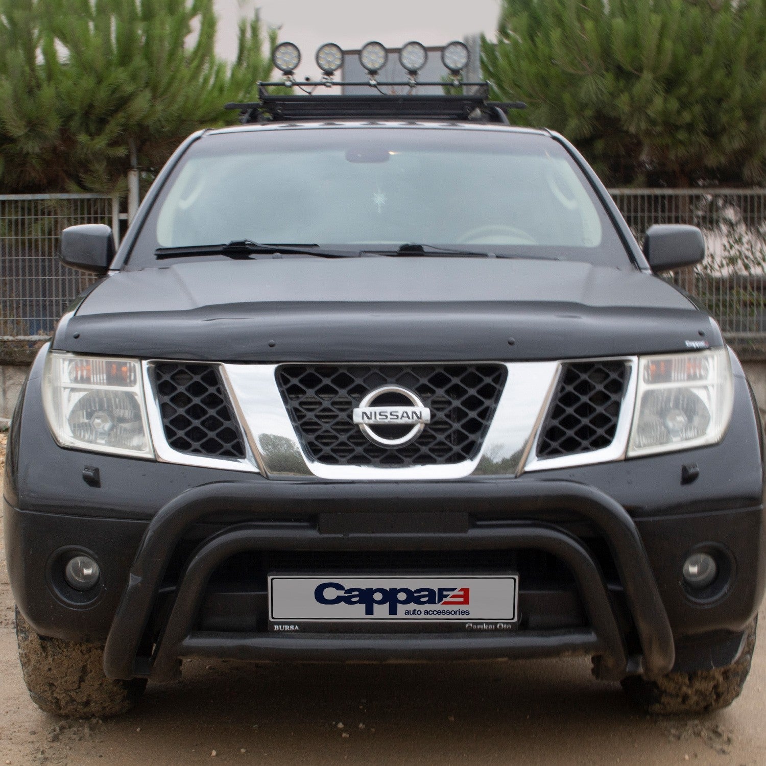 Nissan Navara 2006 - 2015 Bonnet Deflector 3mm