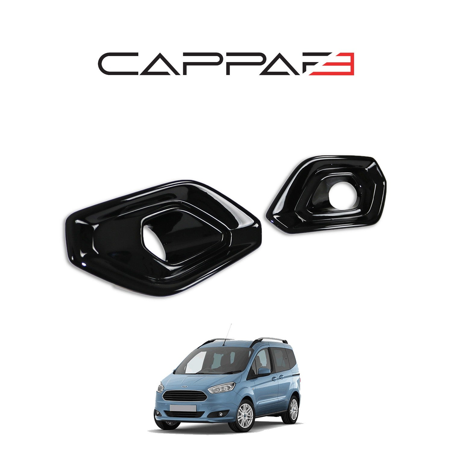 Ford Courier 2018 - 2023 Fog Lamp Frame 2pcs
