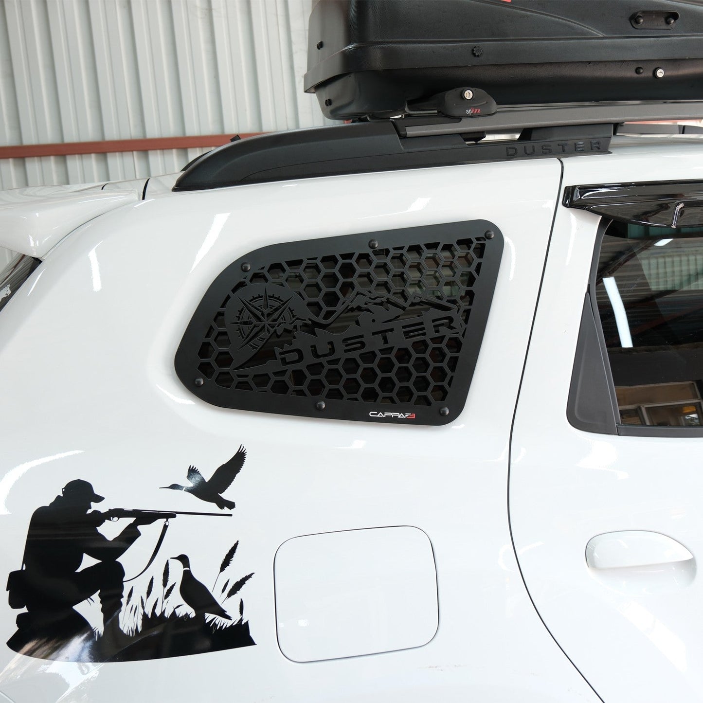 Dacia Duster 2018 - 2024 Metal Quarter Window 2pcs