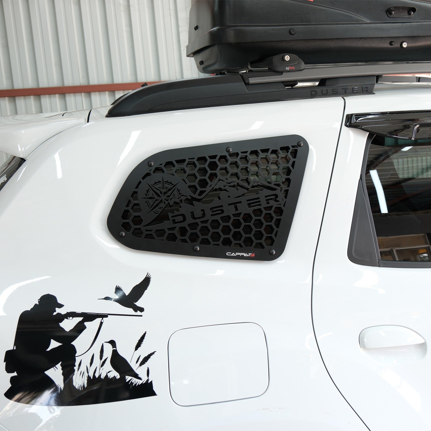 Dacia Duster 2018 - 2024 Metal Quarter Window 2pcs