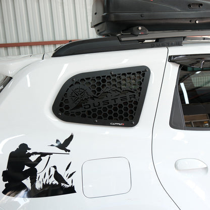 Dacia Duster 2018 - 2024 Metal Quarter Window 2pcs