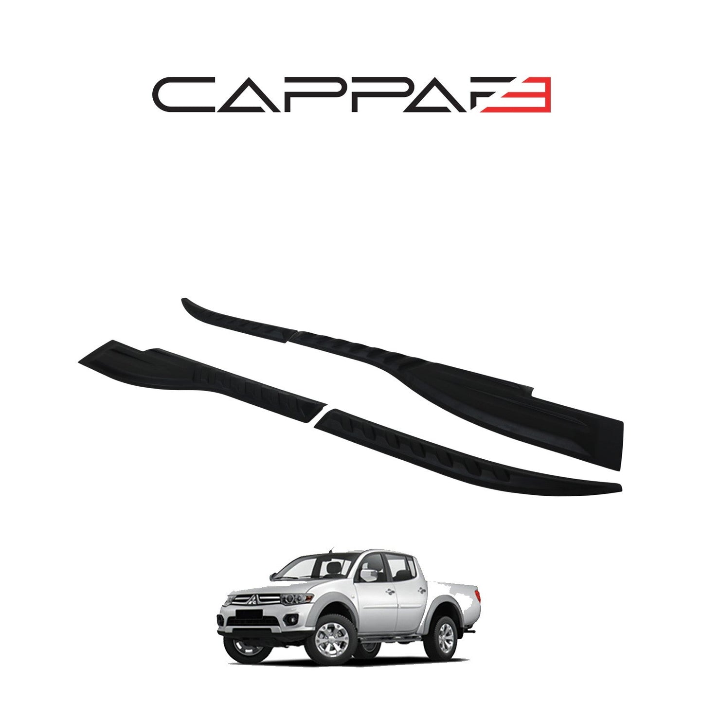 Mitsubishi L200 2007 - 2015 Rear Bumper Sill Protector 4pcs