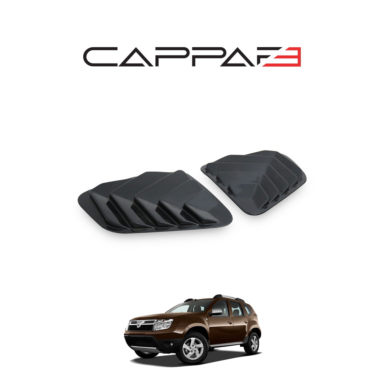 Dacia Duster 2010 - 2017 Quarter Window 2pcs